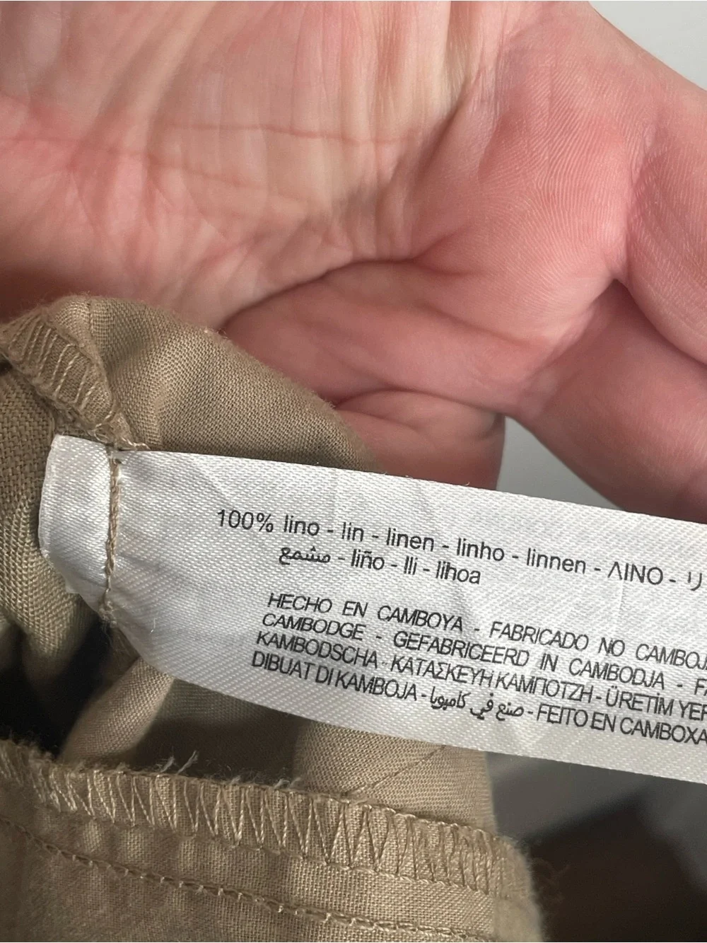 Zara 100% linen